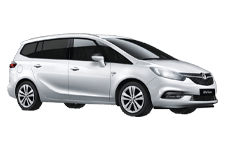 Car Hire Walsall - Vauxhall Zafira 7-Seater - Minibus hire Walsall